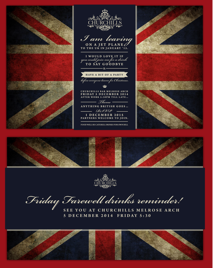 Katrien Farewell Invitation Design